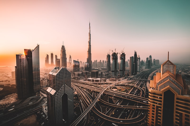 Dubai Burj Khalifa at night